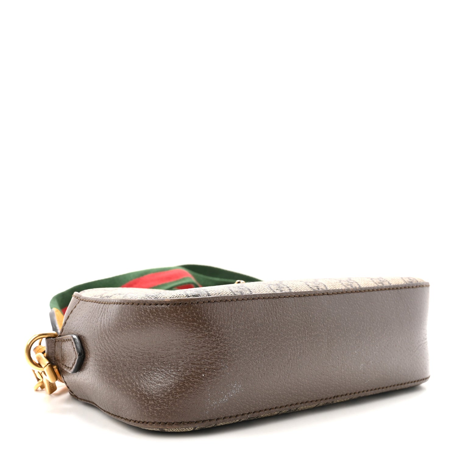 Gucci GG Supreme Monogram Web Neo Vintage Shoulder Bag Beige New Acero Crop 4 of 10