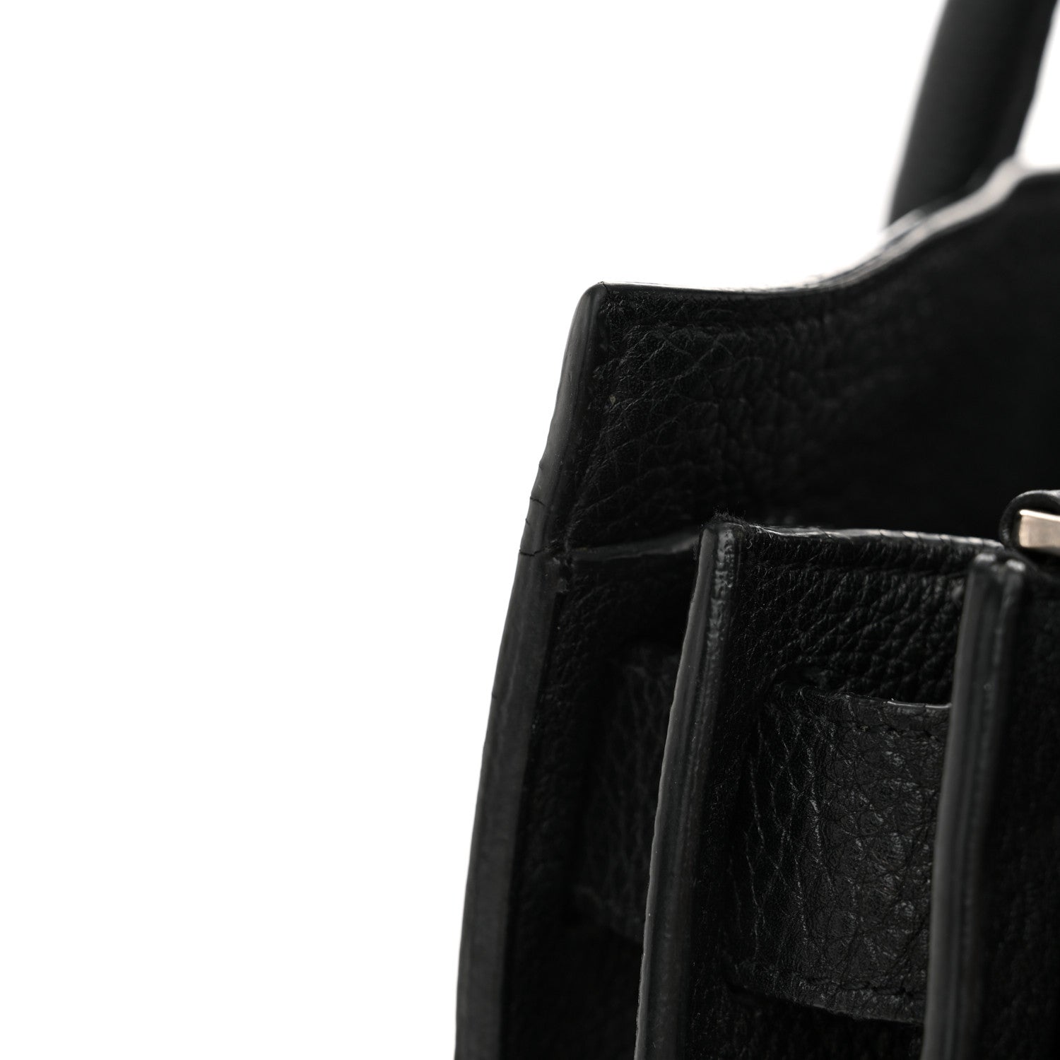 Saint Laurent Grained Calfskin Medium Souple Sac De Jour Black 17 of 20