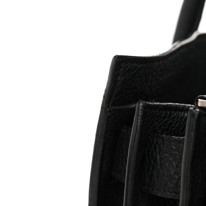 Saint Laurent Grained Calfskin Medium Souple Sac De Jour Black 17 of 20