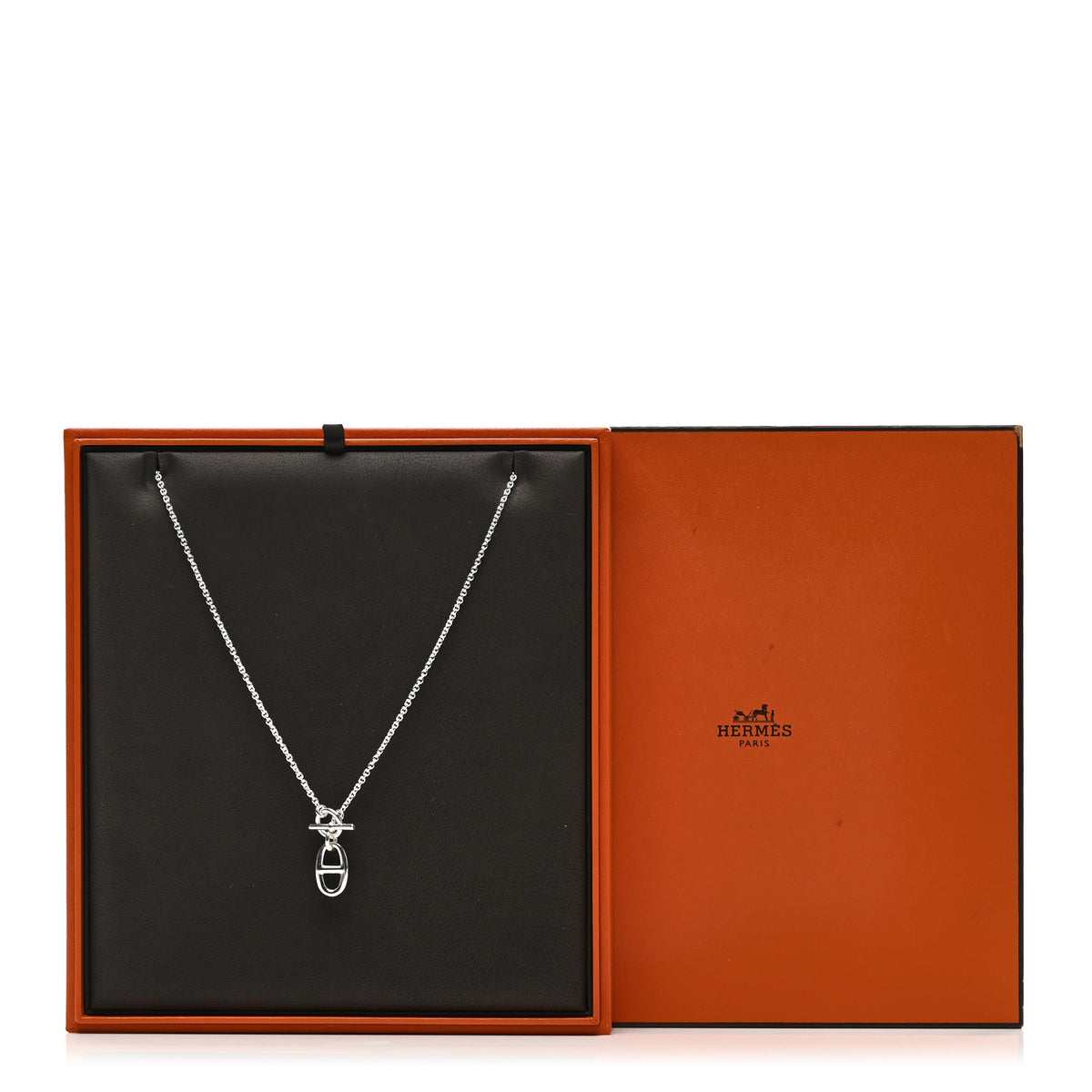 Sterling Silver Amulette Chaine d'Ancre Necklace