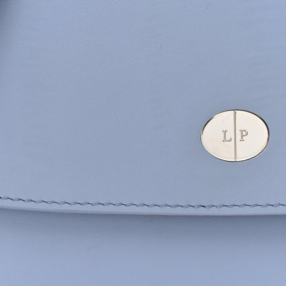 Loro Piana Calfskin Artemis Shoulder Bag Blue 7 of 19