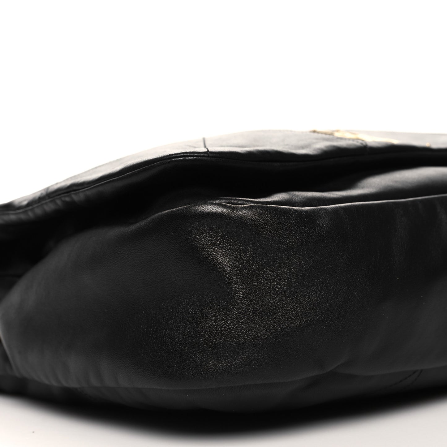 Lambskin Matelasse Monogram Large Jamie 4.3 Black