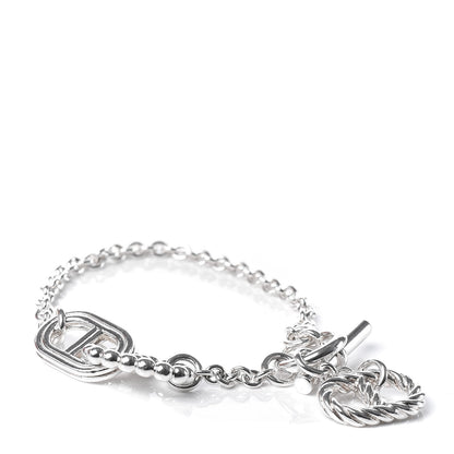 Hermes Sterling Silver Small Parade Bracelet 1 of 6