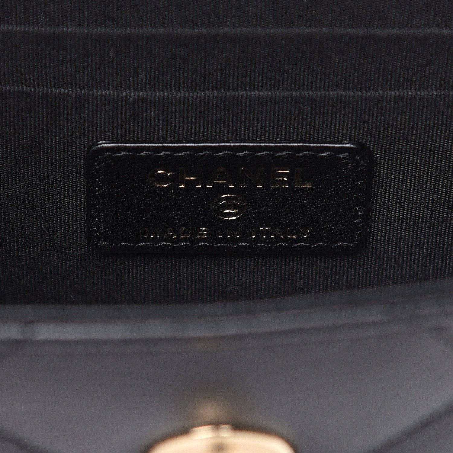 Chanel Lambskin Quilted Mini Trendy CC Chain Wallet Black 6 of 12