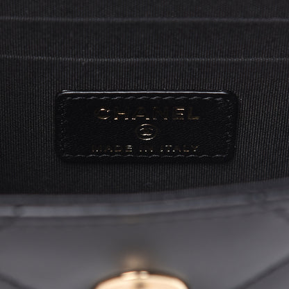 Chanel Lambskin Quilted Mini Trendy CC Chain Wallet Black 6 of 12