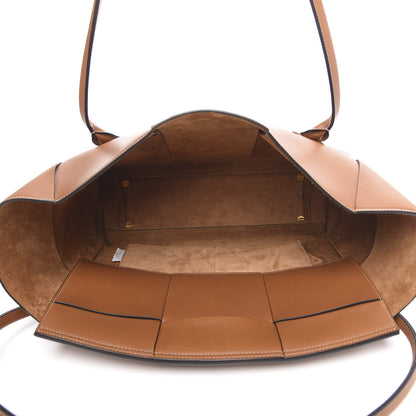Bottega Veneta French Calfskin Maxi Intrecciato Large Arco Wood 5 of 11