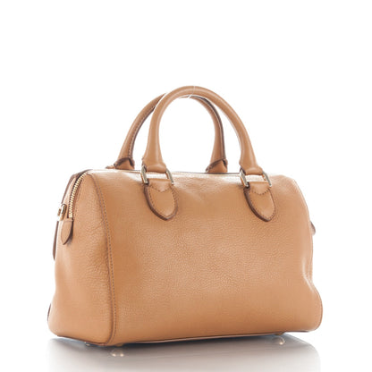 Mulberry Glossy Goatskin Small Del Rey Satchel Fudge 3 of 7