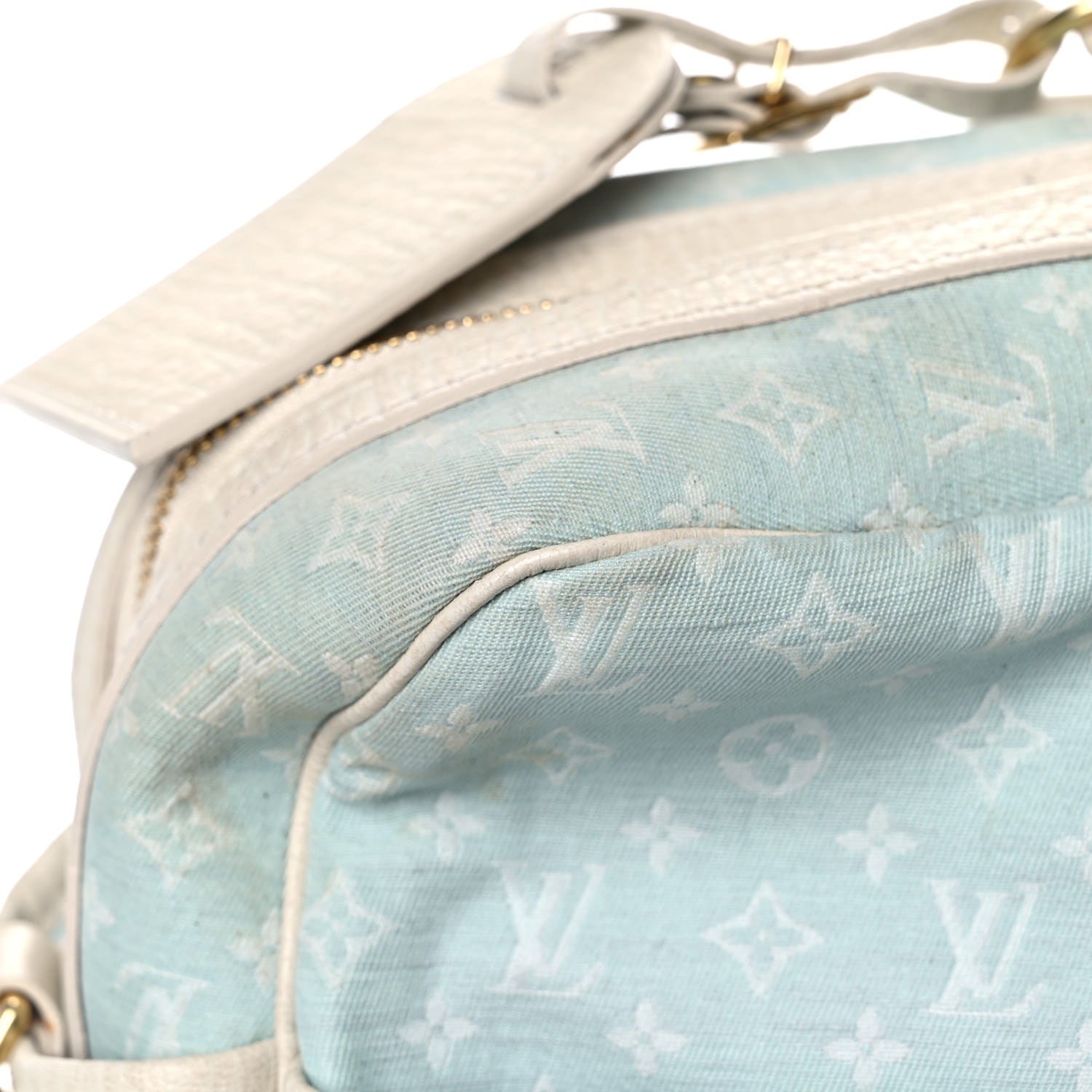 Louis Vuitton Mini Lin Sac a Langer Diaper Bag Blue 28 of 43