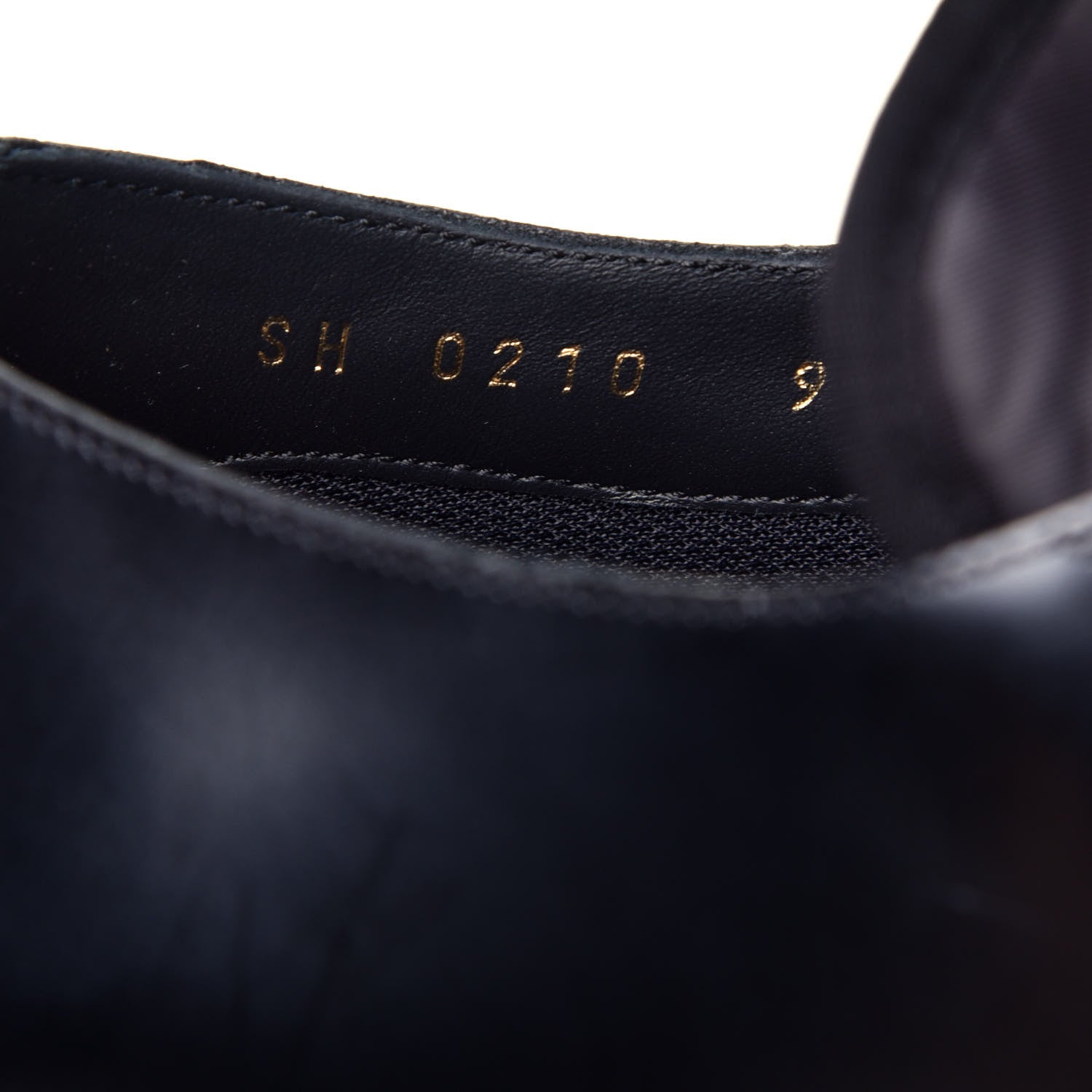 Louis Vuitton Calfskin Mens Derby LV Harness Shoes 9 Black 8 of 9