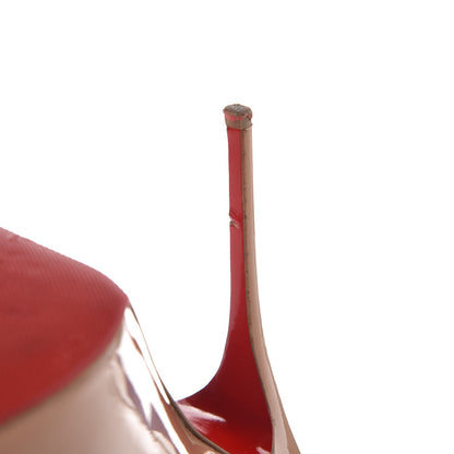 Christian Louboutin Patent So Kate 120 Pumps 37.5 Nude 8 of 11