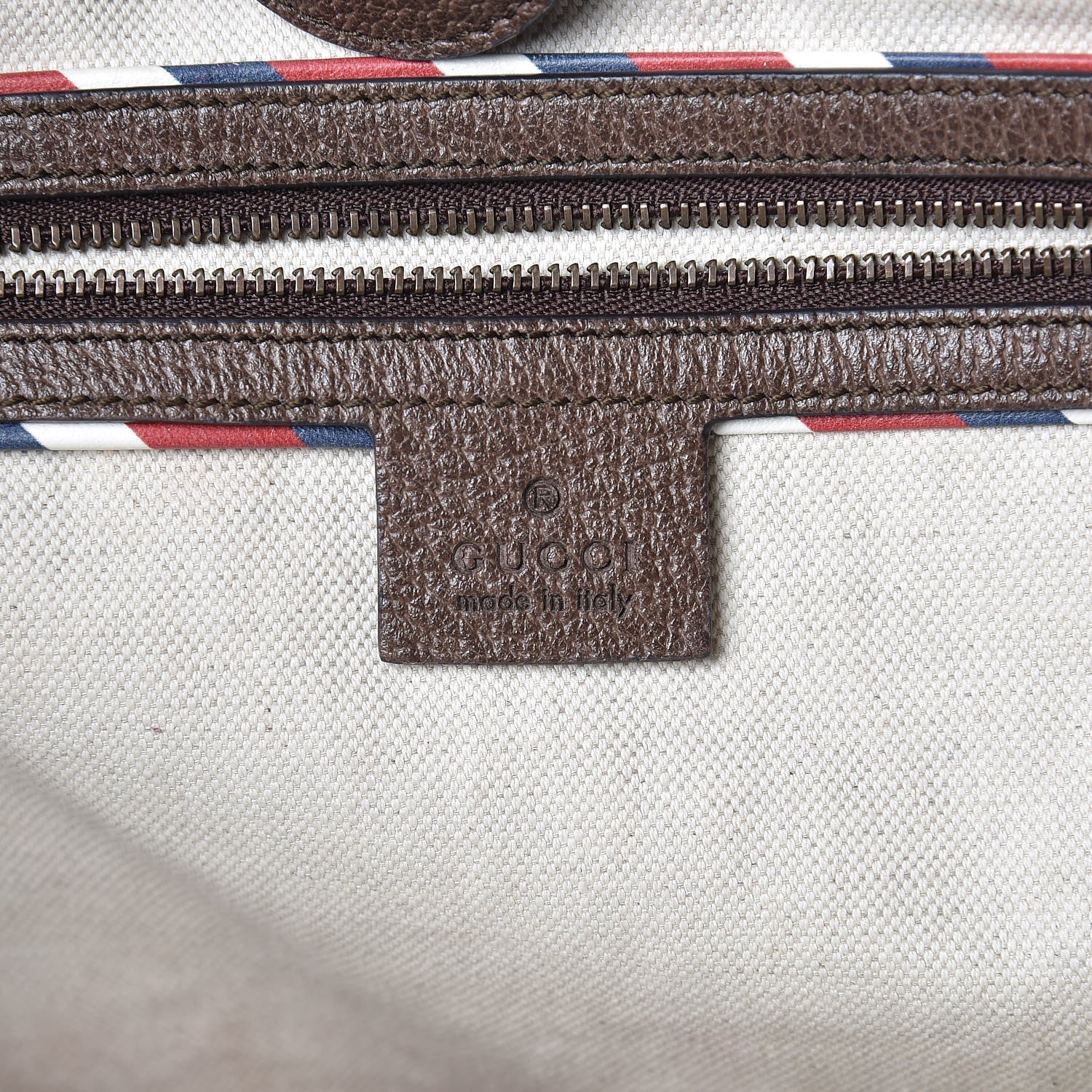 Gucci Soft GG Supreme Monogram Courrier Medium Crossbody Tote Beige New Acero 6 of 9