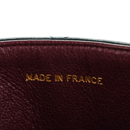 Chanel Lambskin Quilted Shoudler Bag Navy 7 of 9