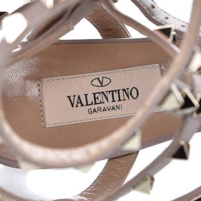 Valentino Garavani Patent Nappa Rockstud Ankle Strap 65mm Pumps 36 Rubin Poudre 7 of 8