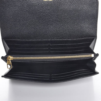 Louis Vuitton Empreinte Sarah Wallet NM Black 5 of 9