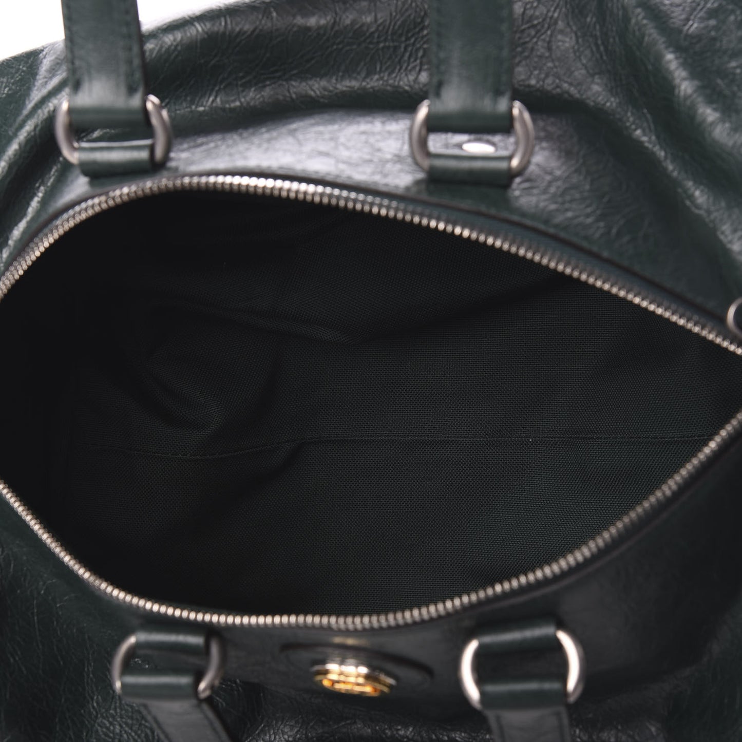Fluffy Calfskin Morpheus Convertible Backpack Green