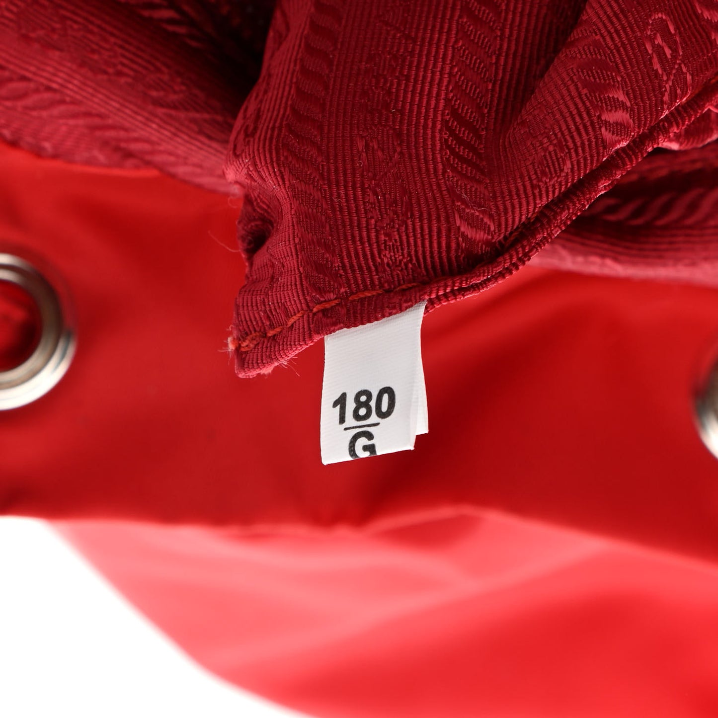 Tessuto Nylon Saffiano Vela Medium Backpack Rosso