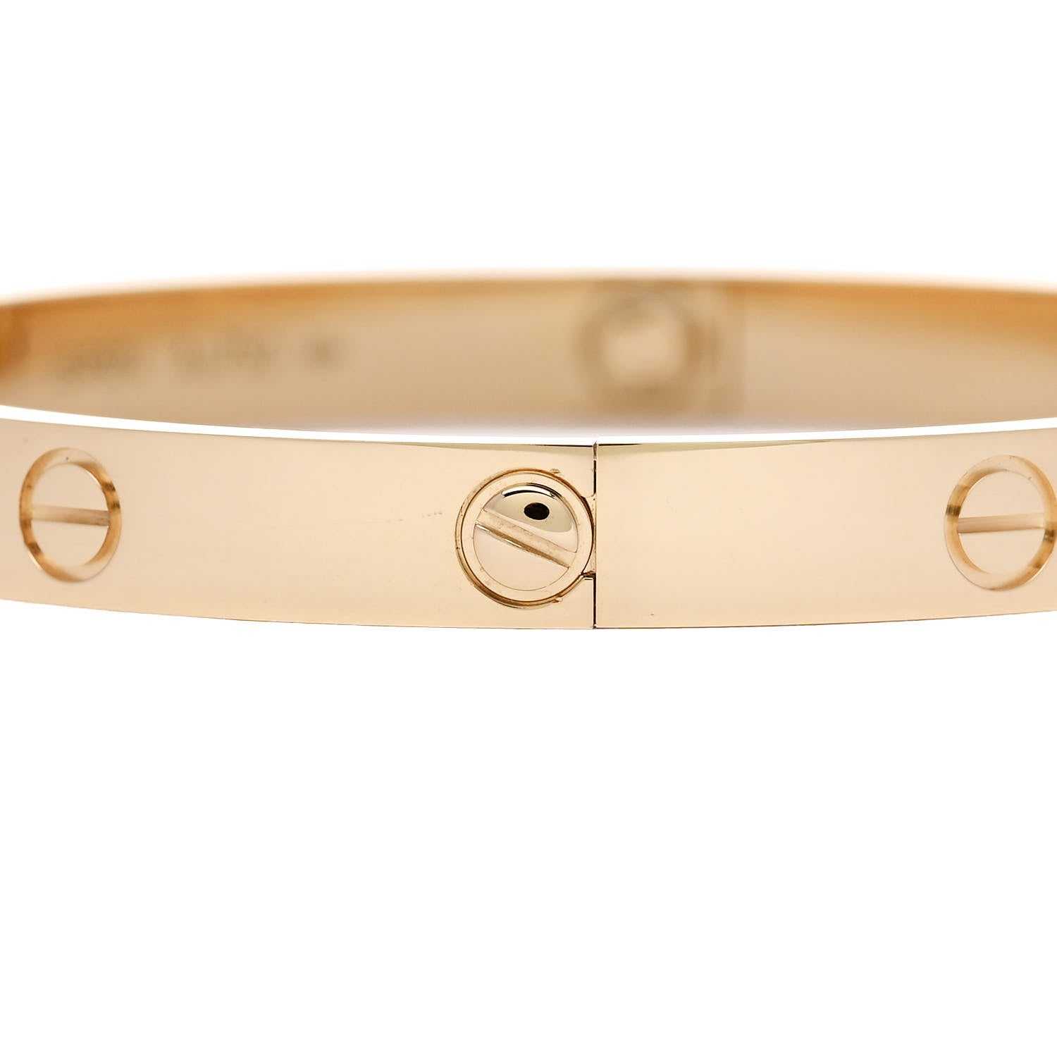 Cartier 18K Yellow Gold LOVE Bracelet 19 5 of 9