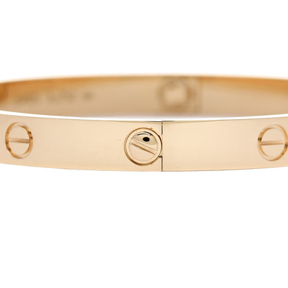 Cartier 18K Yellow Gold LOVE Bracelet 19 5 of 9