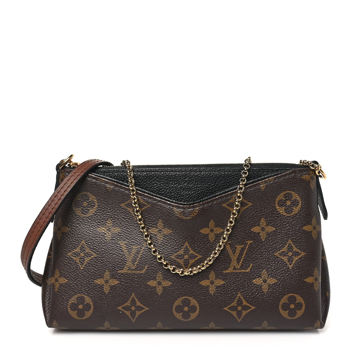 Monogram Pallas Clutch Black