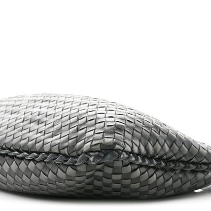 Bottega Veneta Nappa Intrecciato Bi-Color Medium Veneta Hobo Black Grey 11 of 11