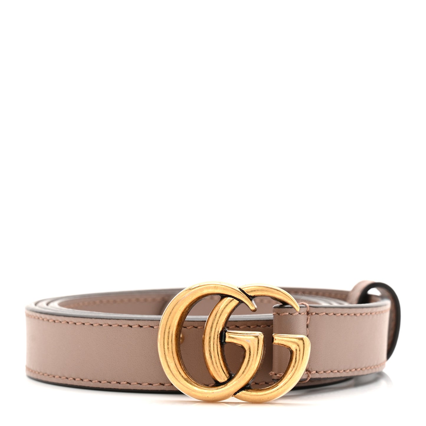 Calfskin Double G 20mm Belt 85 34 Porcelain Rose