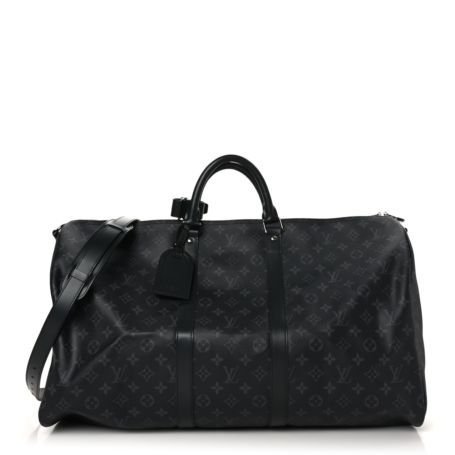 Louis Vuitton Monogram Eclipse Keepall Bandouliere 55 1 of 10