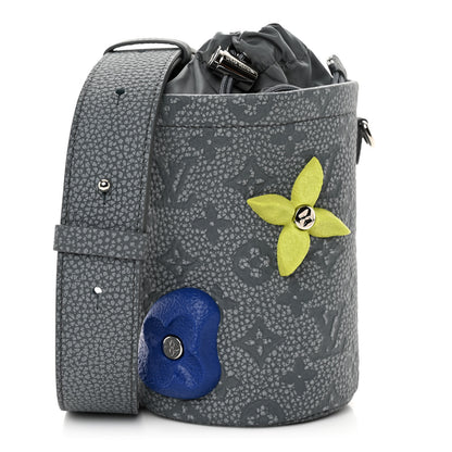 Louis Vuitton Taurillon Monogram Chalk Pouch Granite Gray 1 of 10