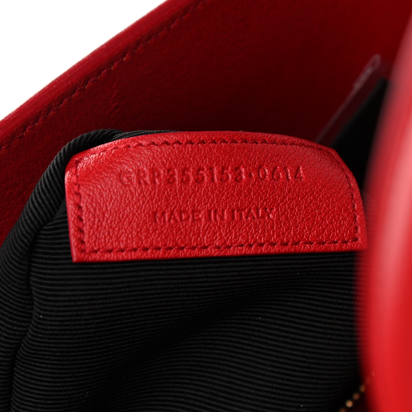 Calfskin Small Sac De Jour Vermillion
