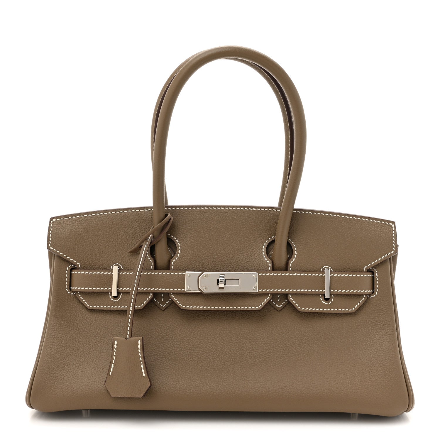 Hermes Evercolor Shoulder Birkin Light 29 Etoupe 1 of 10