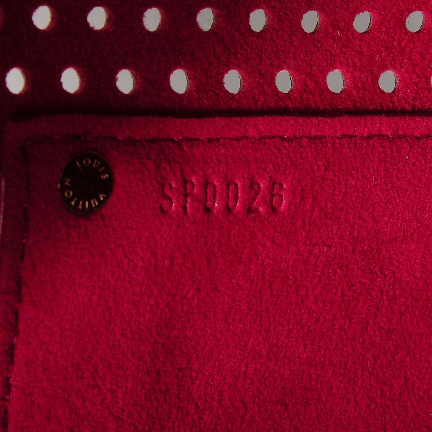 Louis Vuitton Monogram Perforated Speedy 30 Fuchsia 6 of 7