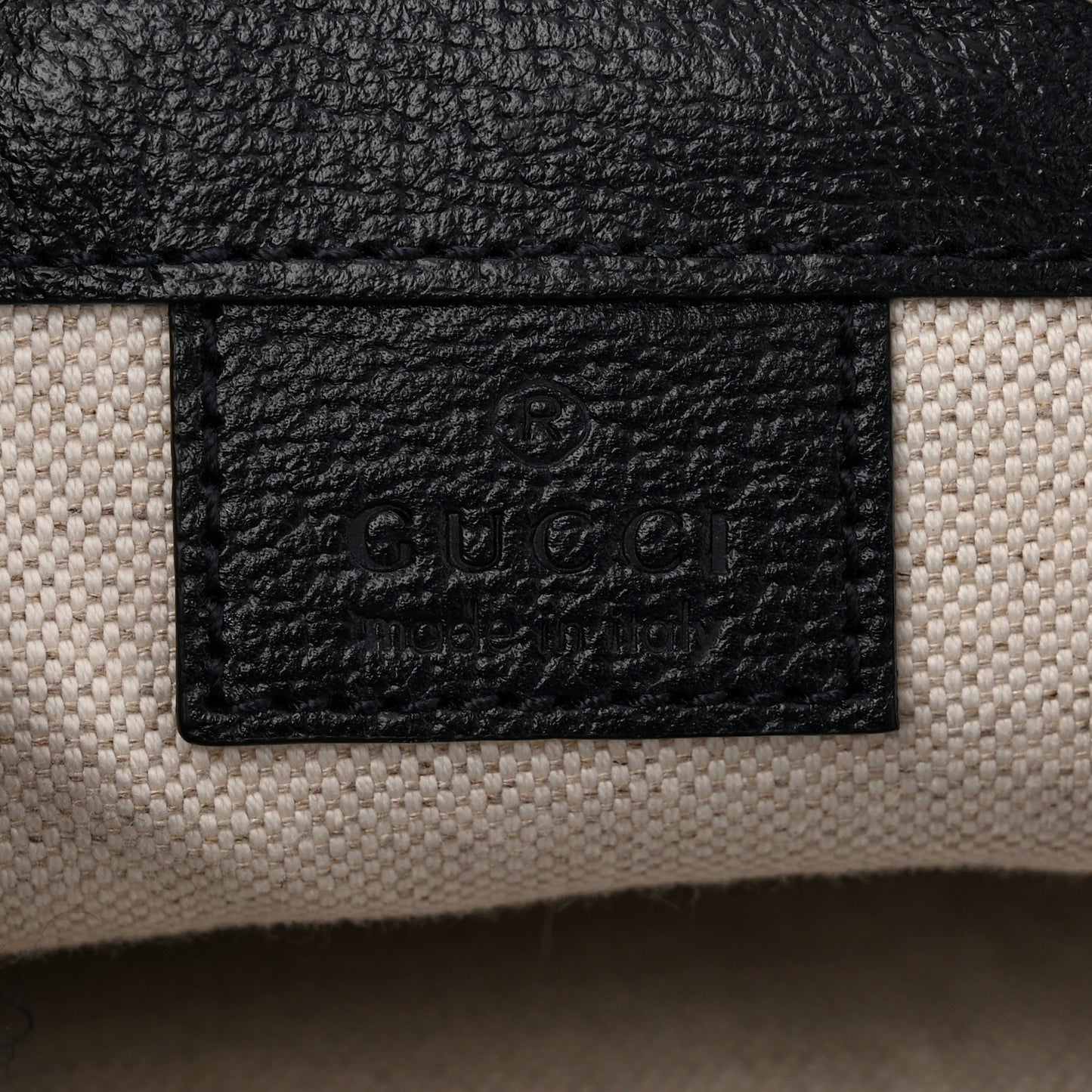 GG Supreme Monogram Web Mini Ophidia Bucket Bag Beige Blue