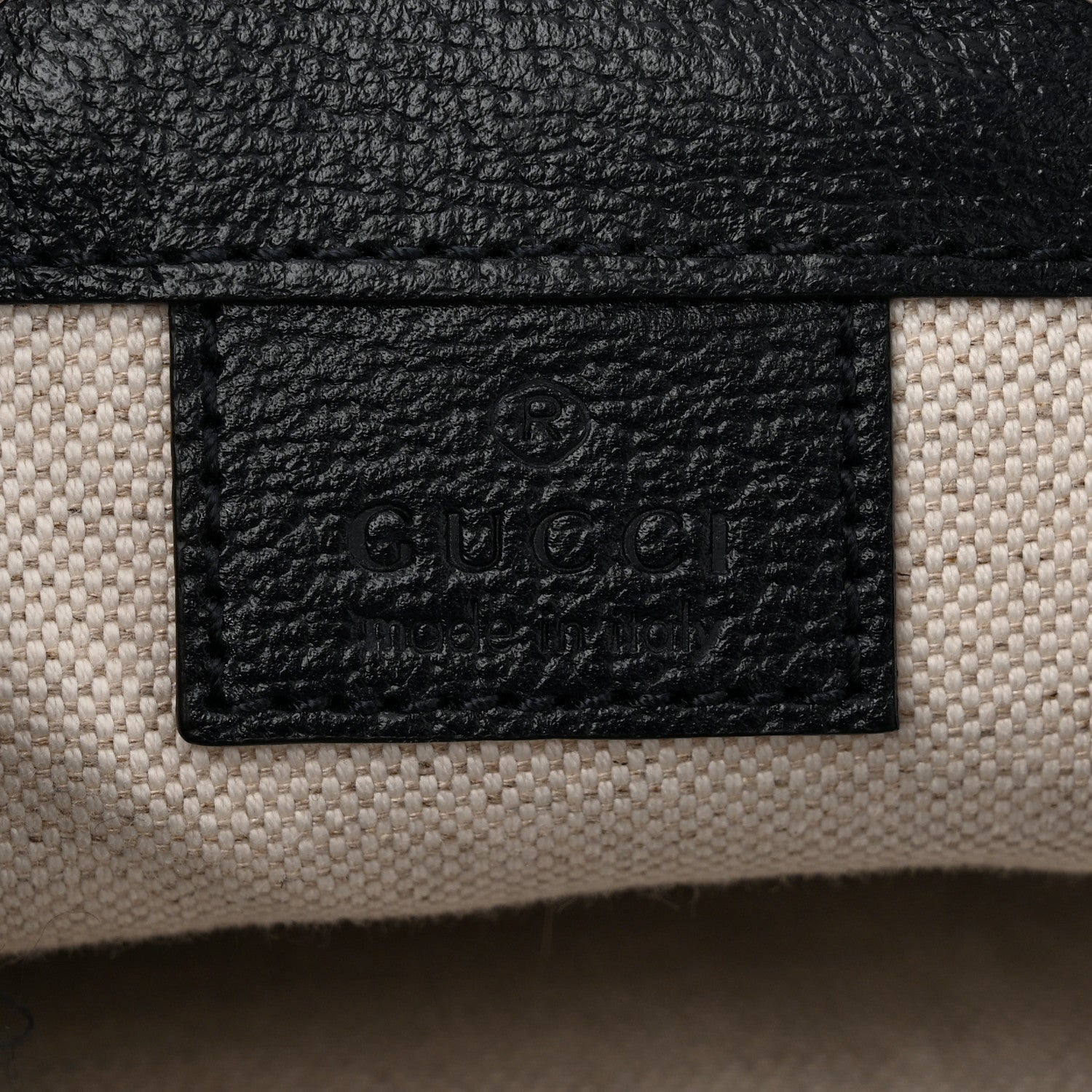 Gucci GG Supreme Monogram Web Mini Ophidia Bucket Bag Beige Blue 6 of 9