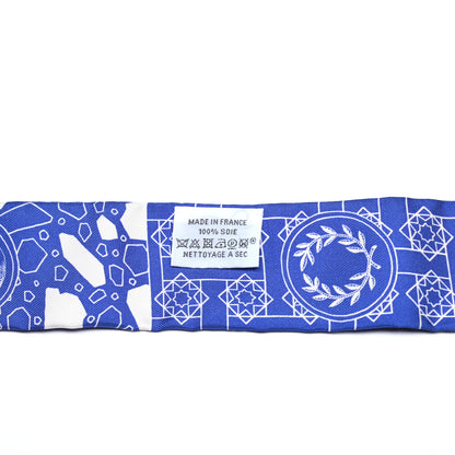 Hermes Silk La Danse Des Amazone Twilly Bleu Moyen White 2 of 4
