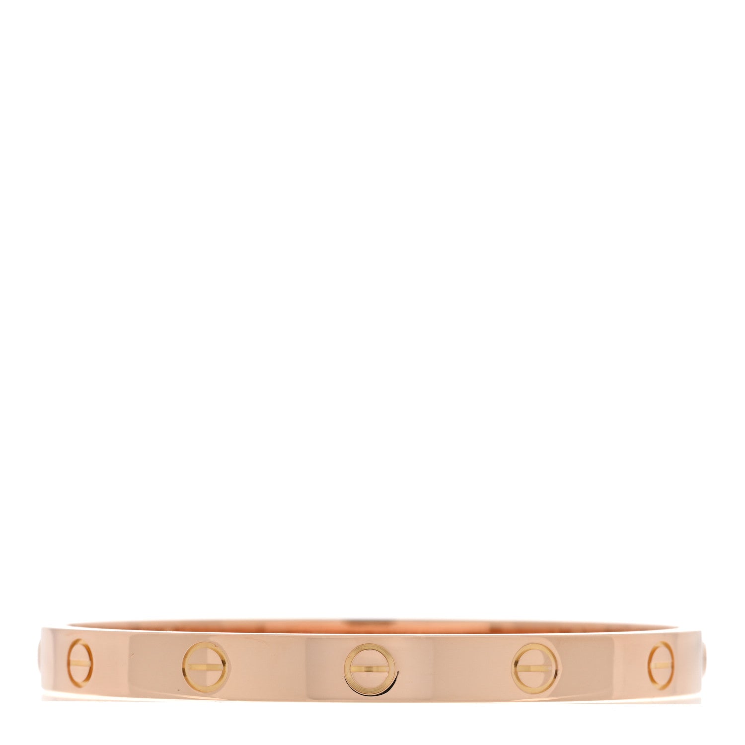Cartier 18K Pink Gold LOVE Bracelet 17 2 of 5