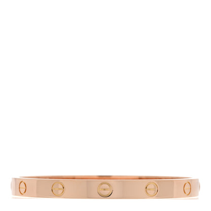 Cartier 18K Pink Gold LOVE Bracelet 17 2 of 5