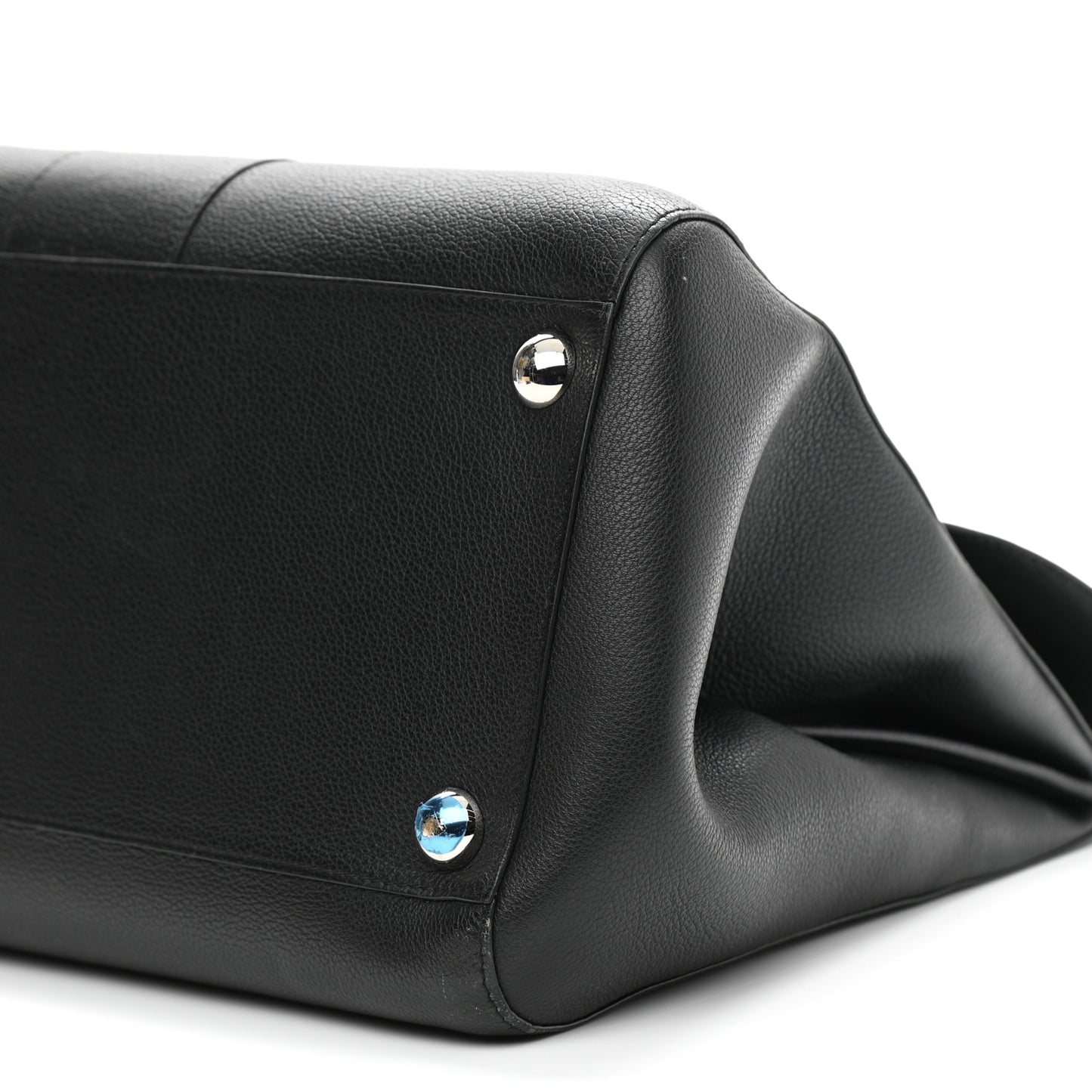 Grained Calfskin GM Brillant Satchel Black