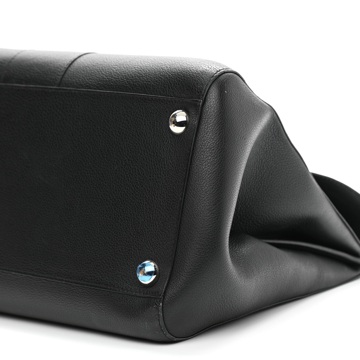 Delvaux Grained Calfskin GM Brillant Satchel Black 12 of 15