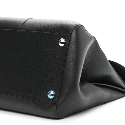 Delvaux Grained Calfskin GM Brillant Satchel Black 12 of 15