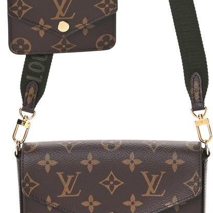 Louis Vuitton Monogram Felicie Strap & Go Kaki 7 of 11