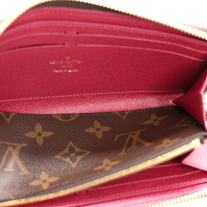Louis Vuitton Monogram Clemence Wallet Fuchsia 5 of 6