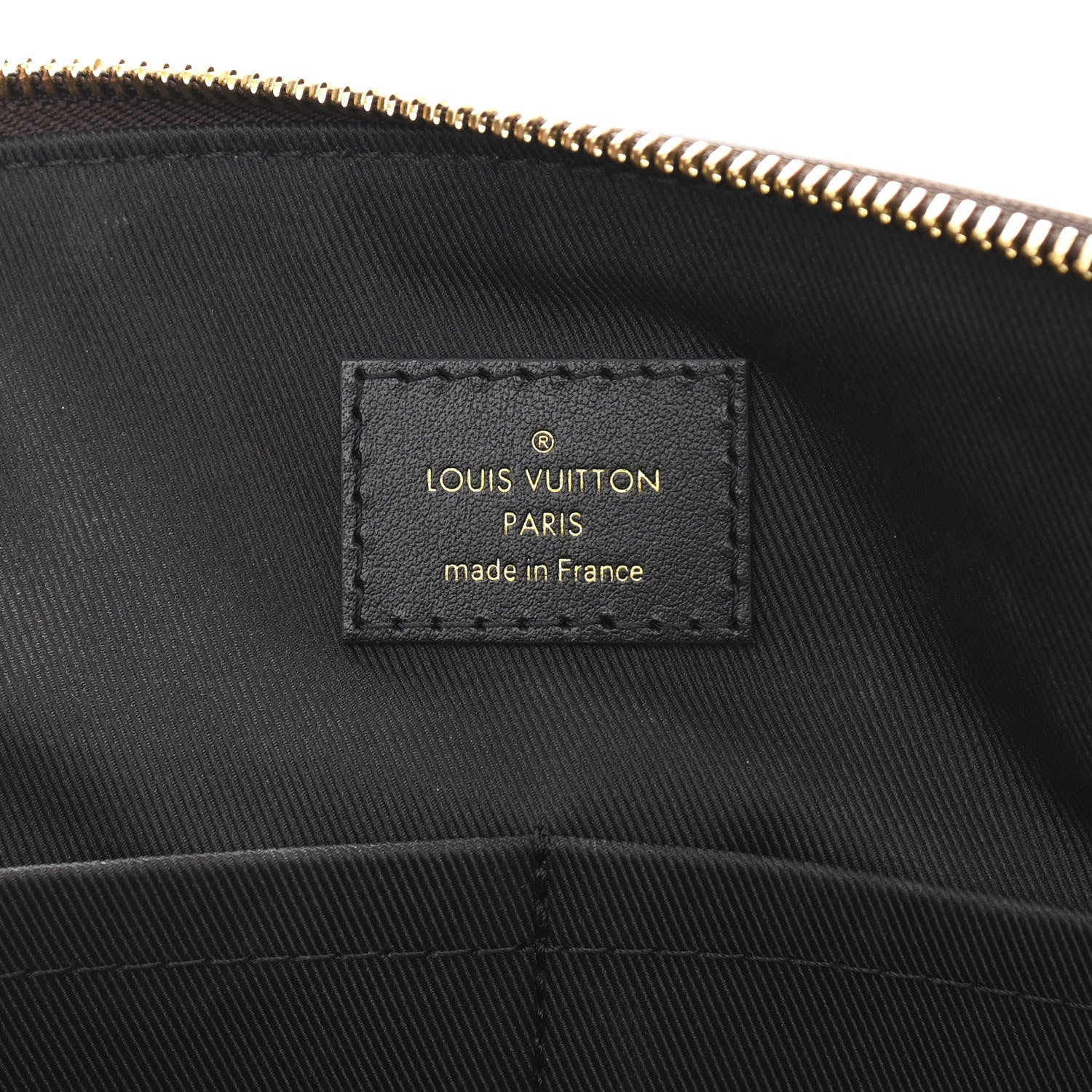 Louis Vuitton Damier Ebene Odeon Tote MM Black 6 of 9