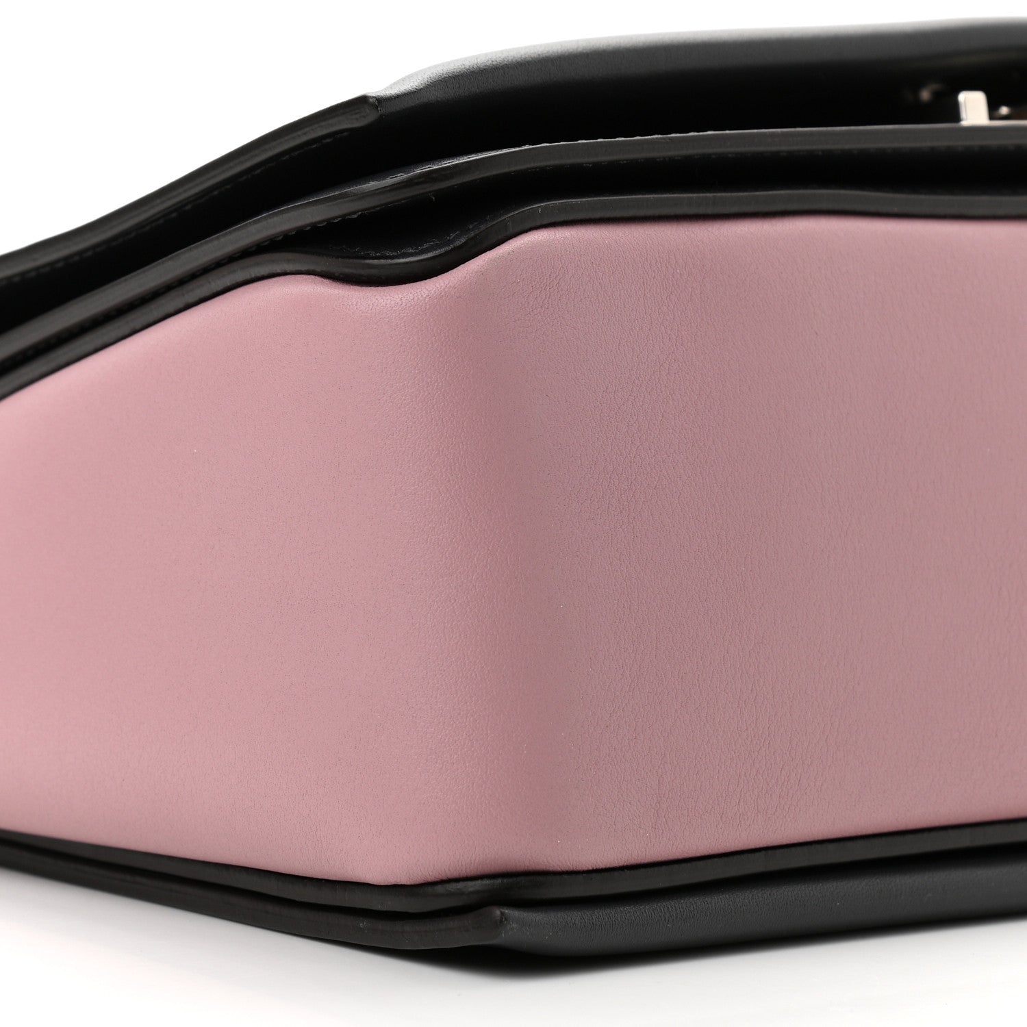 Celine Shiny Smooth Calfskin Medium Frame Shoulder Bag Liquorice Antique Rose 10 of 11