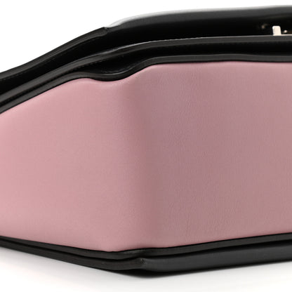 Celine Shiny Smooth Calfskin Medium Frame Shoulder Bag Liquorice Antique Rose 10 of 11
