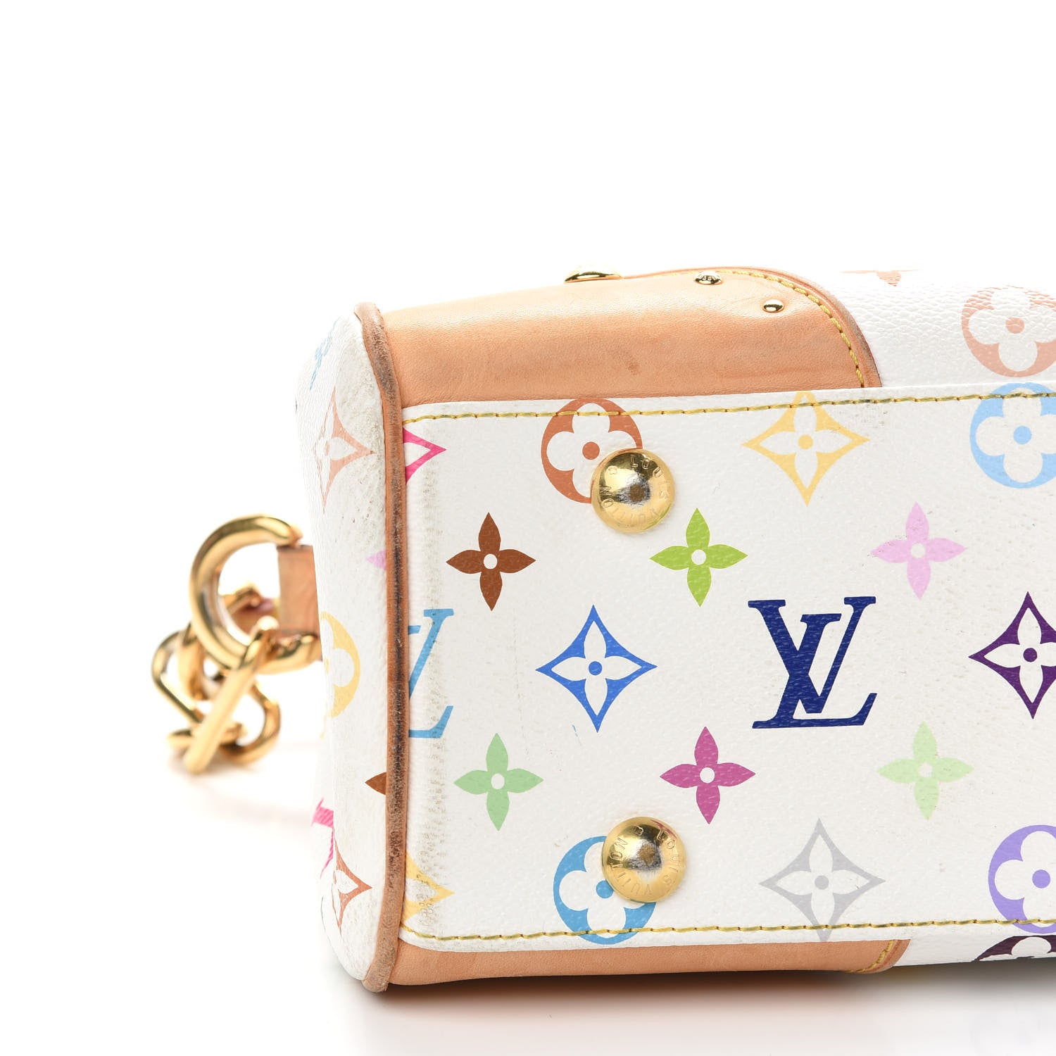 Louis Vuitton Monogram Multicolor Beverly MM White 7 of 12
