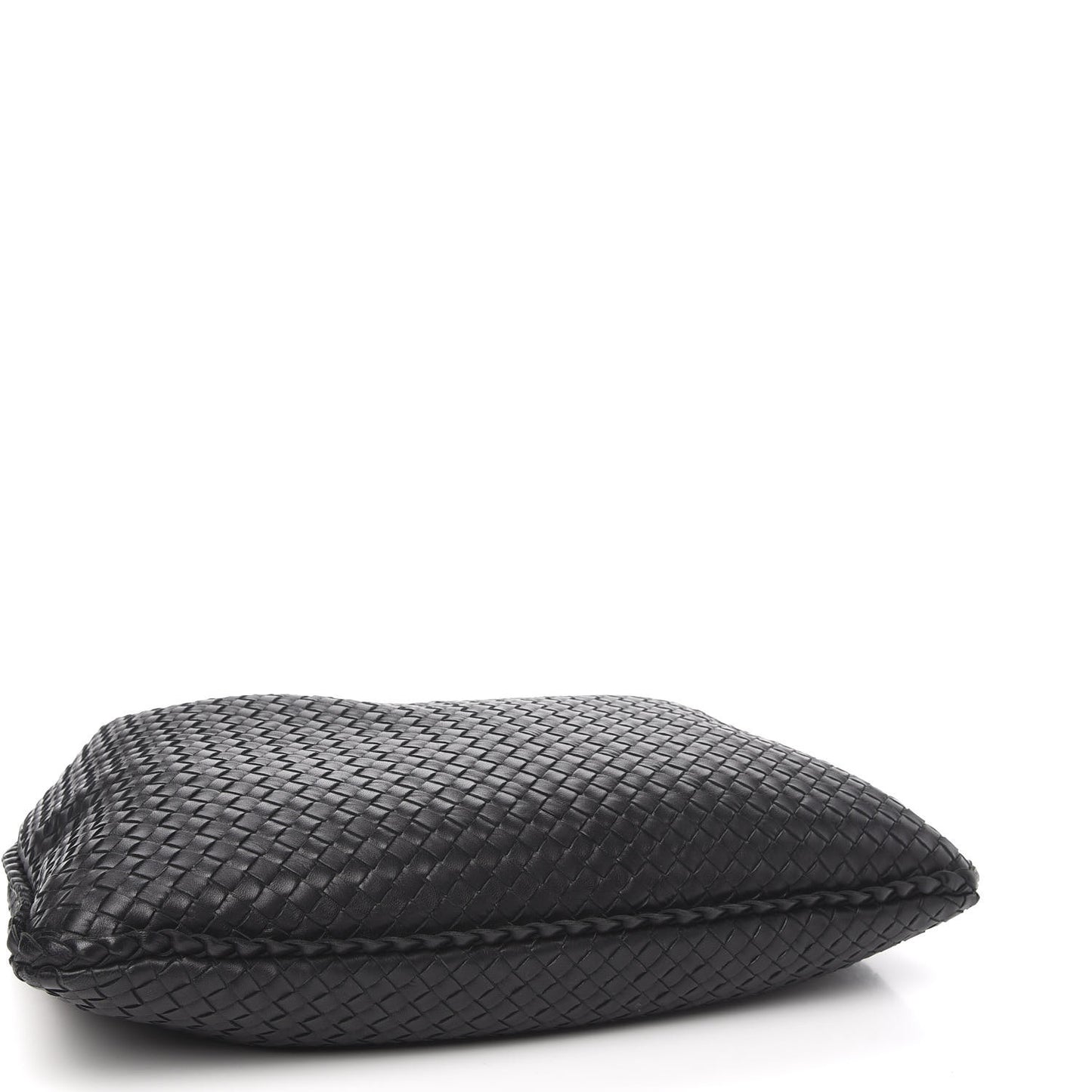 Nappa Intrecciato Large Veneta Hobo Black