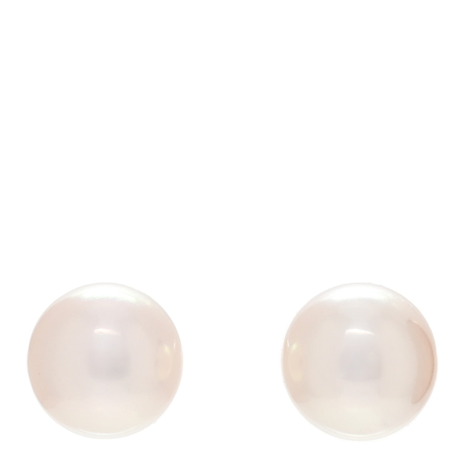 Mikimoto 18K White Gold Akoya Pearl 7.5-8mm Stud Earrings 1 of 5