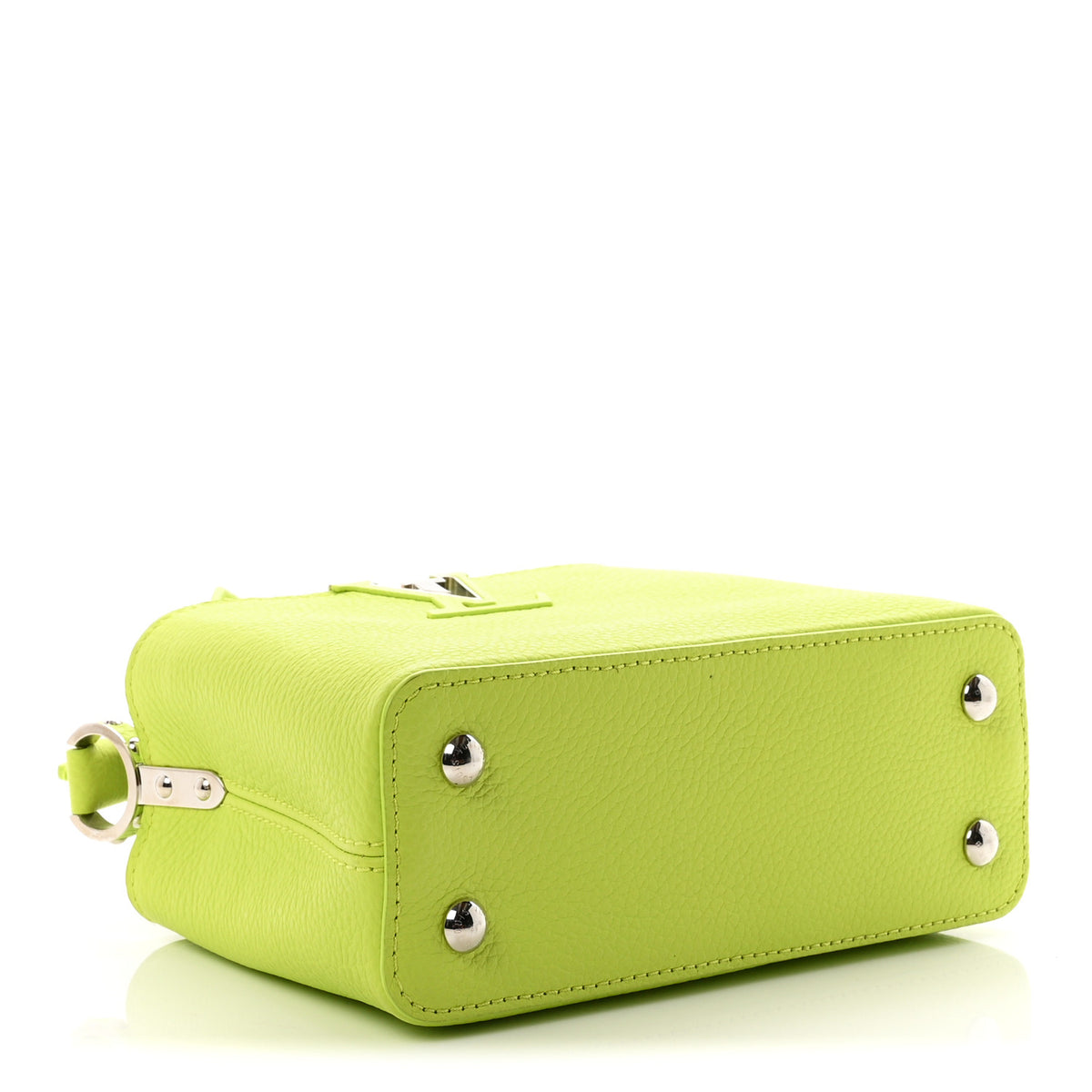 Louis Vuitton Taurillon Mini Capucines Chartreuse 4 of 10