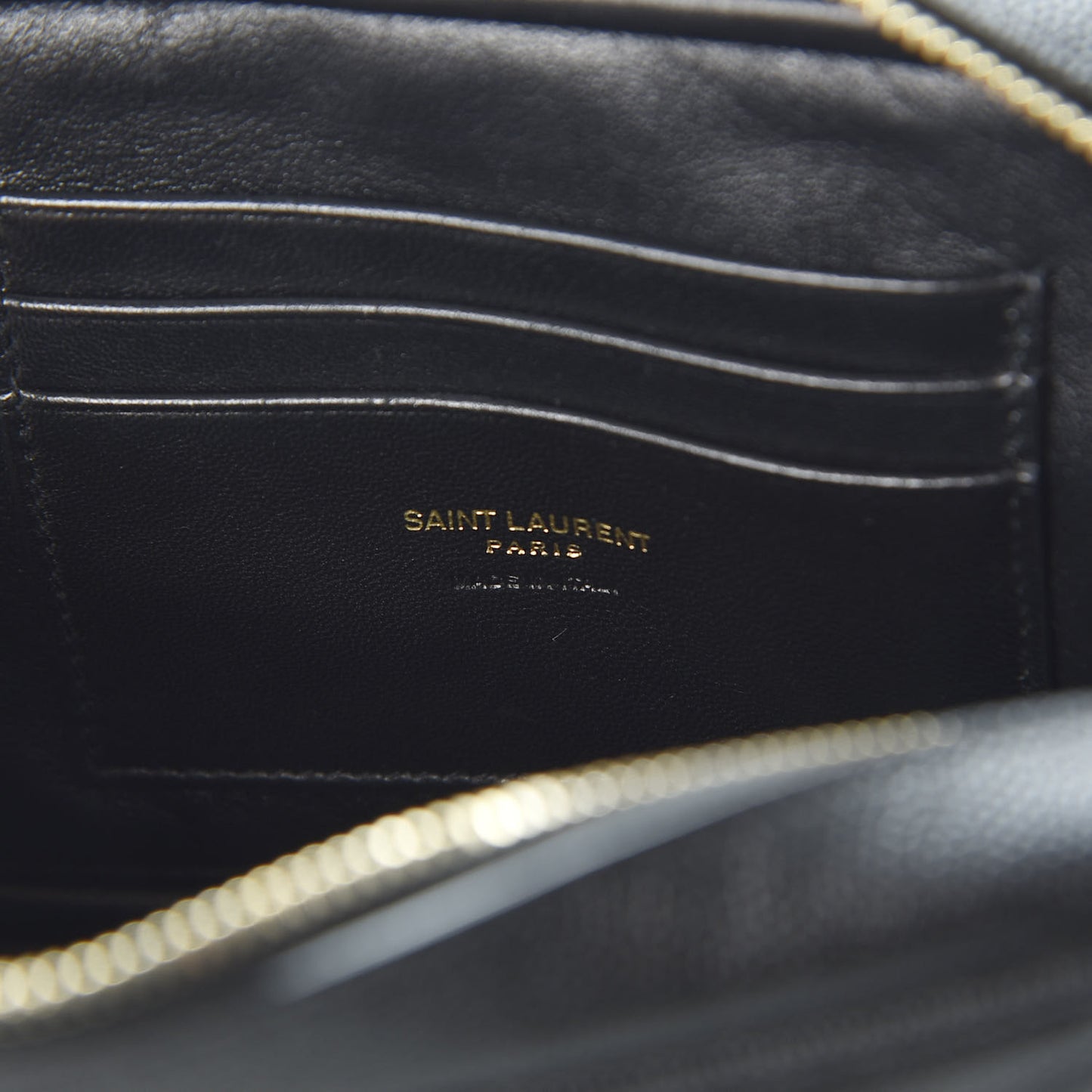 Grain De Poudre Matelasse Monogram Mini Lou Camera Bag Black