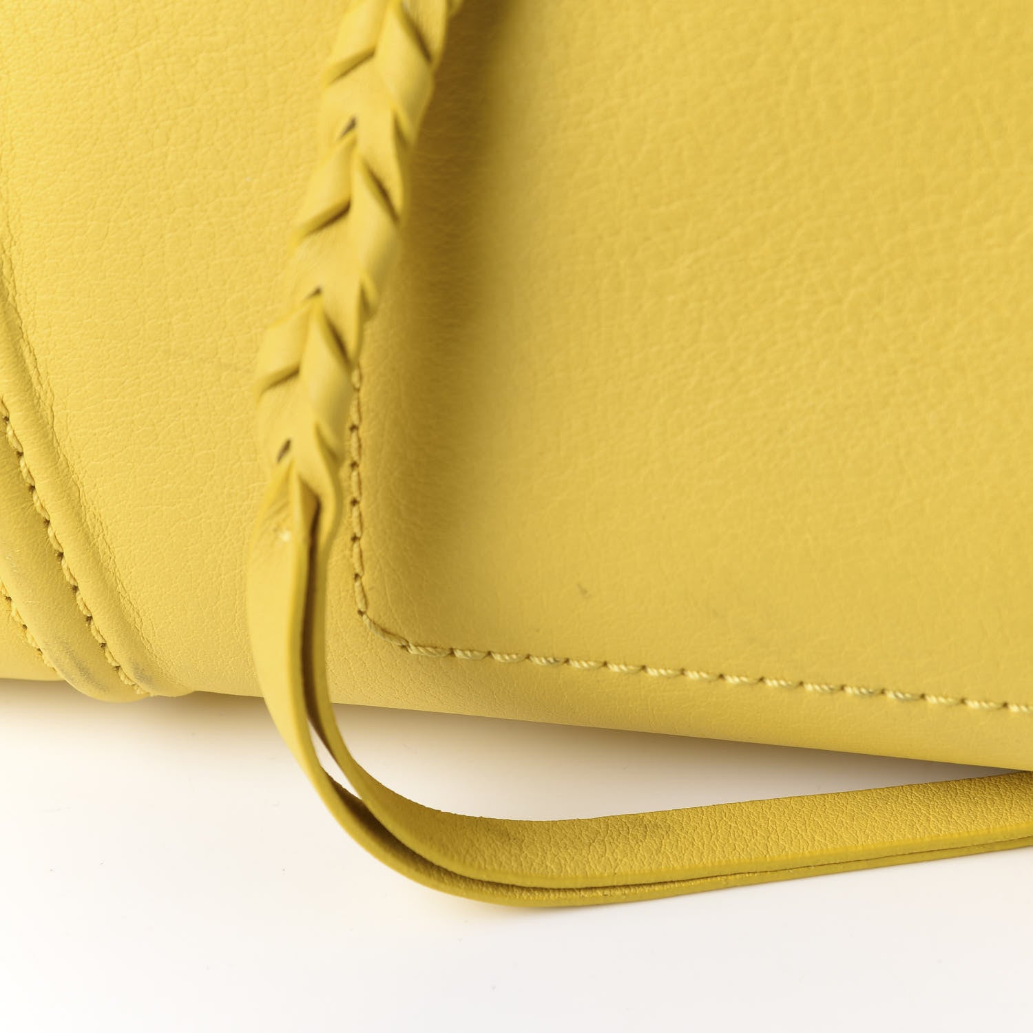 Celine Supple Calfskin Medium Phantom Luggage Sun Yellow 11 of 14