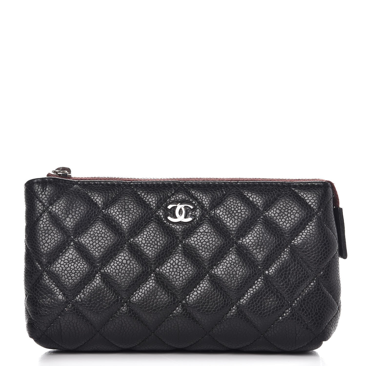 Chanel Caviar Quilted Small Cosmetic Case Black 1 of 8